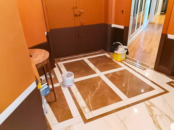 Pose carrelage grand format Champigny-sur-Marne